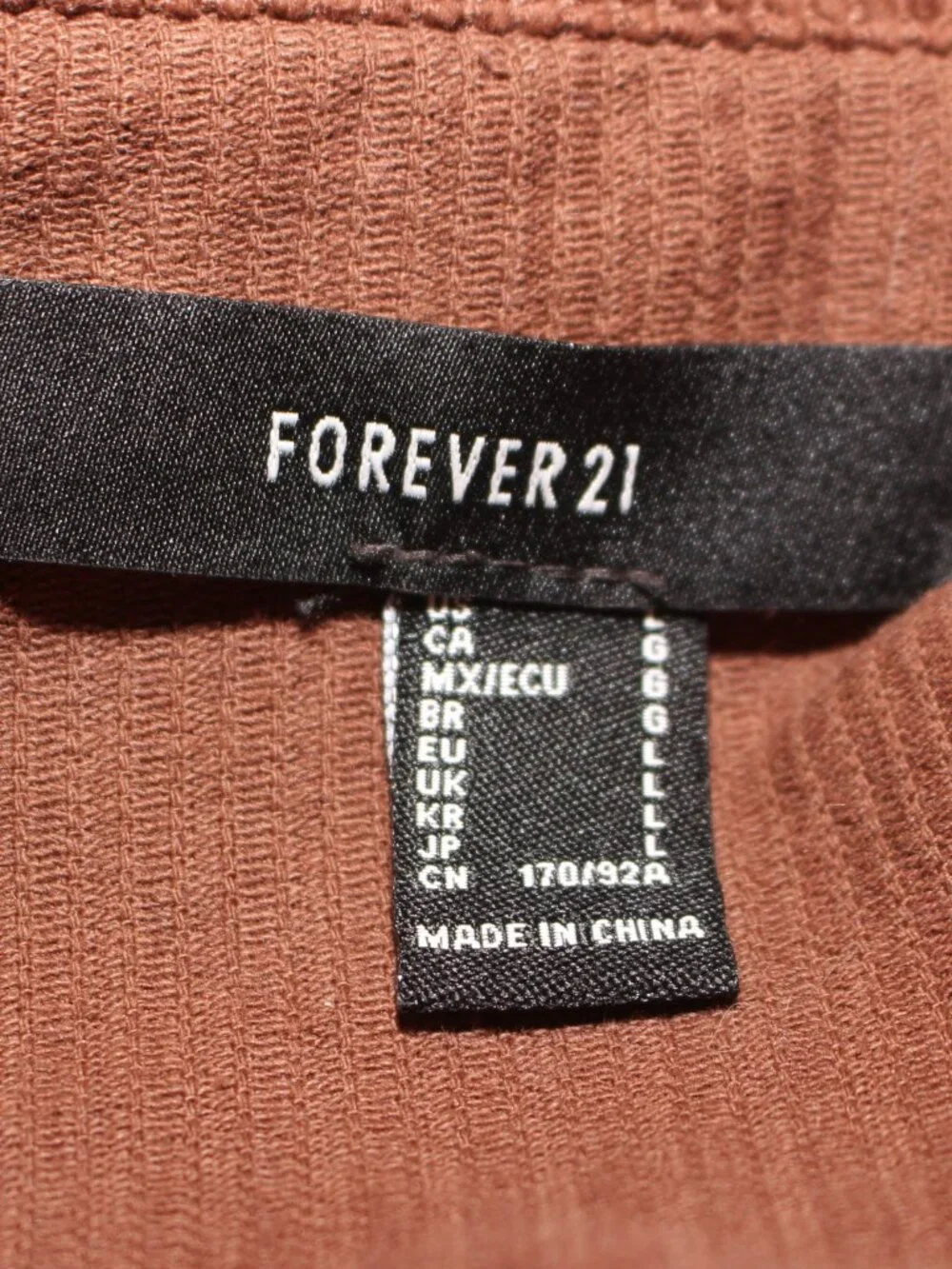 Forever 21 brown corduroy jacket - Picture 4 of 4